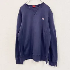 古着 used　PUMA　プーマ　スウェット/トレーナー　前V　紺　ネイビー　Lサイズ