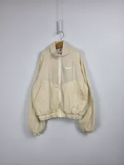 ナイキ アイボリー ウィンドブレーカー クロップド ジャケット キッズ 13-14歳 0401