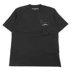 美品 24SS white mountaineering ホワイトマウンテニアリング POCKET T-SHIRT Tシャツ 半袖 カットソー 1 ブラック メンズ 古着 中古 USED