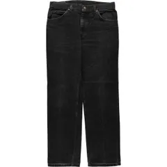 古着 90年代 リー Lee ブラックデニム ストレートデニムパンツ USA製 メンズw34相当 ヴィンテージ/eaa569524
