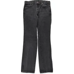 古着 80~90年代 ラングラー Wrangler ブラックデニム ストレートデニムパンツ USA製 メンズw31相当 ヴィンテージ/eaa569586