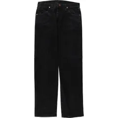 古着 90~00年代 ラングラー Wrangler ブラックデニム ストレートデニムパンツ メンズw32相当 ヴィンテージ/eaa569677