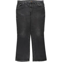 古着 90~00年代 ラスラー RUSTLER ブラックデニム フレアカットデニムパンツ USA製 メンズw36相当 ヴィンテージ/eaa569754