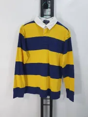 POLO RALPH LAUREN ポロラルフローレン ラグビーシャツ カラーTシャツ 長袖 ストライプ みつばち BOYS PLANET(ボイプラ) L 14-16
