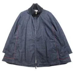 美品 16aw MARNI マルニ デニム キルティング ジャケット ブルゾン 中綿入り Aラインシルエット アウター 40 インディゴ レディース 古着 中古 USEDのサムネイル