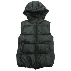 美品 DUVETICA デュベティカ Goccia ゴッチャ ダウン ベスト ノースリーブ ジャケット ブルゾン パーカー 40 緑 グリーン レディース 古着 中古 USED