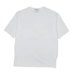 美品 TOMORROWLAND トゥモローランド コットン 半袖 Tシャツ トップス カットソー S 白 ホワイト メンズ 古着 中古 USED