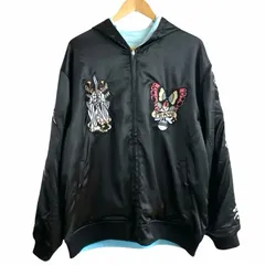 Ed Hardy × TRAVS エド ハーディー × トラヴィス  リバーシブル スカジャン ジャケット  REVERSIBLE SOUVENIR JACKET メンズ Lのサムネイル