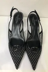 【美品】ValentinoGaravani　ヴァレンティノ　メッシュパネルパンプスのサムネイル