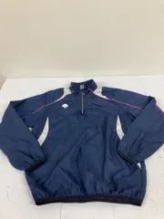 送料無料★DESCENTE デサント★ハーフジップ　ナイロントレーナー　ウィンドブレーカー★メンズ　Mサイズ★ネイビー　 #80401sj128のサムネイル