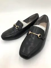 Oriental TRaffic オリエンタルトラフィック R-3210 スクエアトゥビットモチーフ ローファー シューズ size39/黒 ■■ レディース