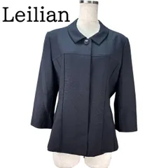 値下げ不可 レリアン　ステンカラージャケット　オケージョンジャケット　フォーマルジャケット　ネイビー　サマーウール　9号　イタリア製生地