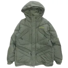 美品 PAPAS パパス スキー スノーボード ウェア ダウン ジャケット ブルゾン D0434FJM052 サイズM カーキ メンズ 古着 中古 USEDのサムネイル