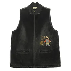 良品 OTTO GIONA オットージオナ ベスト ノースリーブ ジャケット ブルゾン ウール 黒 ブラック メンズ 古着 中古 USED