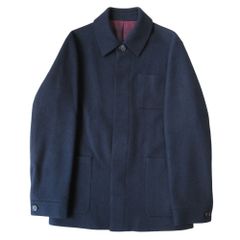 Jeanik ウールカシミヤカバーオール L （NAVY） - メルカリ