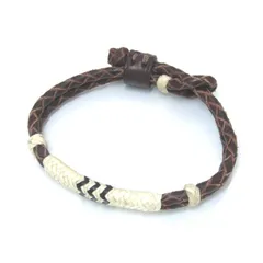 美品 RRL ダブルアールエル レザー ブレスレット ローハイド Rawhide