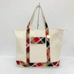 BLUE LABEL CRESTBRIDGE ブルーレーベルクレストブリッジ SWEETコラボ トートバッグ カバン ポーチ付き 2WAY アイボリー 鞄 DF18481■