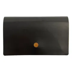 【美品】  forme / フォルメ | レザー 2つ折り カードケース | ブラック | メンズのサムネイル