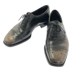 Foster & Sons / フォスターアンドサン | レザー ストレートチップ ドレスシューズ | ブラック | メンズ