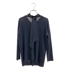 theory luxe / セオリーリュクス | SURI OPUS ボウタイニット カットソー | 38 | ネイビー | レディース