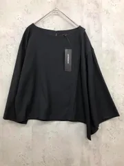 新品 LAUTREAMONT ロートレアモン 3113-67720 アシンメトリー ブラウス シャツ size36/黒 ■■ レディース