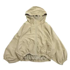 美品 OUTDOOR PRODUCTS アウトドアプロダクツ ジップアップ ジャケット ブルゾン フード 長袖 M ベージュ レディース 古着 中古 USEDのサムネイル