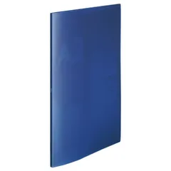 【送料無料】リヒトラブ クリヤーブック A2 ポケット20枚 インディゴブルー 新聞 ポスター SOERU N8117-11