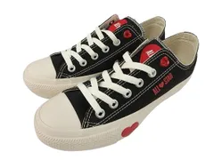 コンバース CONVERSE ALL STAR PLTS MANYHEARTS OX 5SE185 オールスター PLTS メニーハーツ OX 23.5cm 黒 ブラック スニーカー シューズ 靴