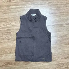 ヴィンテージ ブラウン ジップアップ ベスト グランジ フェアリー ロガール ラテ 森ガール ギークシック ゴシック