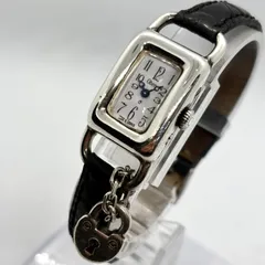 【新品電池/美品】オブレイ Obrey チャーム付きシルバーウォッチ 銀無垢 SOLID SILVER ハンドメイド腕時計 レディースのサムネイル