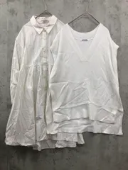 snidel スナイデル swno221077 ニットベスト ミニシャツワンピース セットアップ 白 ■■ レディース