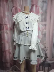 アクシーズファム スカート×リボン ブラウス セットアップ