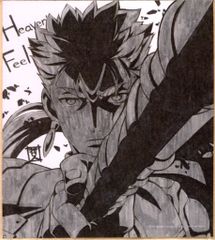극장판 Fate/stay night Heaven's Feel Ⅰ 방문자 특전 ufotable 미니 색종이(랜서) 3주차