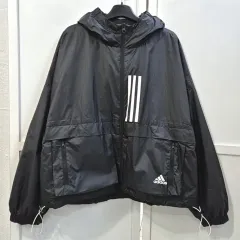 アディダス 起毛 ウィンドブレーカー ジャケット レディース