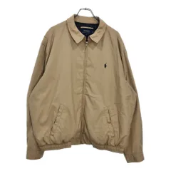 Polo by Ralph Lauren ポロ ラルフローレン スイングトップ ベージュ(メンズ XXL)中古 古着 U3791