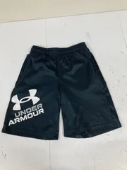 送料無料★UNDER ARMOUR アンダーアーマー★ジャージ　ハーフパンツ　ボトムス★YXL キッズ　子供　ジュニア★ブラック　 #80401sj127