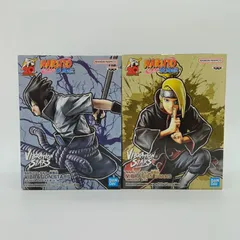【未開封】サスケ デイダラ フィギュア まとめ売り 2体セット NARUTO-ナルト- 疾風伝 VIBRATION STARS ヴァイブレーションスターズ うちはサスケ <!-利用不可文字-!>V 暁 バンダイ バンプレスト プライズ 20周年記念 B-2-2