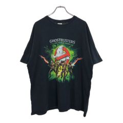 00년대 Ghostbusters 고스트 버스터즈 반소매 T셔츠 무비 블랙(맨즈 XL) 중고 헌 옷 U3850