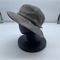 【Y-596】mont-bell モンベル Lサイズ メッシュハット アウトドア 帽子 グレー 通気性抜群 サファリハット 軽量 登山 キャンプ 日除け 紫外線対策 夏用 メンズ レディース兼用 古着 人気ブランド