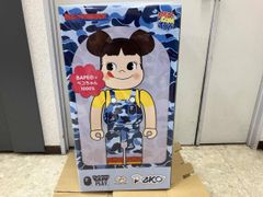 ベアブリック BE@RBRICK BAPE ペコちゃん 400% 100％ - メルカリ
