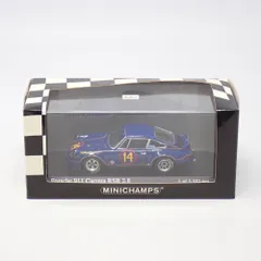 1/43 ポルシェ 911 カレラ RSR 2.8  トラザムシリーズ 1973 Al Holbert #14 ブルー MINICHAMPS