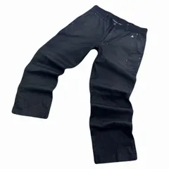 ルコック ゴルフパンツ ストレッチパンツ メンズ W85 チャコールブラック ストライプ 伸縮 イージーパンツのサムネイル