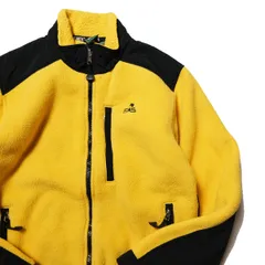90's 00's EMS フルジップ フリース ジャケット (S) 黄色×黒 ポーラテック 旧タグ オールド アウトドア イースタンマウンテンスポーツ アメリカ古着 USED ビンテージ ヴィンテージ