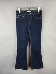 ザラ USA2 レディース ストレッチ ハイウエスト ブーツカット デニム パンツ