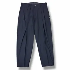 NEIGHBORHOOD TWO TUCK PANTS ツータックパンツ スラックス ネイバーフッド 251ZANH-PTM04 ネイビー M （13278M）のサムネイル