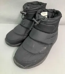 THE NORTH  FACE ノースフェイス NF51482 ヌプシ ロゴデザイン ブーツ 靴 23㎝ 黒 ブラック