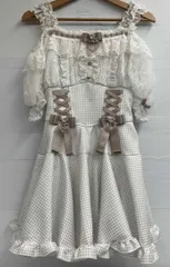 LIZ LISA／リズリサ／半袖ワンピース／152-6011-0／オフショルレイヤードワンピース／サイズS相当