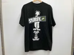 STUSSY × NIKE ストューシー×ナイキ 半袖Tシャツ 2006 WORLD TOUR サイズL ブラック 夏