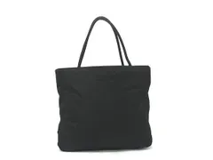 美品 PRADA プラダ ハンドバッグ テスート - ブラック ナイロン レディース 三角ロゴプレート トライアングルロゴ