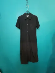 (ほぼ新品)ラコステ シルク シャツ ONE PIECE 34